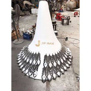 ANW6249 Esculturas de Acero Inoxidable Personalizadas Estilo Art Deco para Uso en Interiores y Exteriores, Decoración 304 - Product Image 1