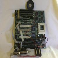 Placa base ARISTO AM-433VX con socket 7, ISA 24Mb EDO RAM, Baby AT PC I430VX VINTA, adecuada para suministro a granel