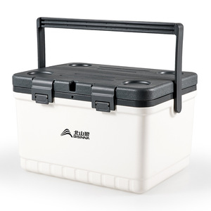 Bisinja Cooler Box 6L 13.5L 22L Insulated Portable With Cup Holder For Outdoor Camping Fishing - Product Image 1