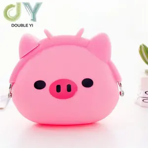 Personnalisé Mignon Doux Mini porte-Monnaie Mignon fille Portefeuille/animal porte-monnaie En Silicone