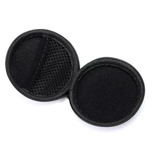 Xách Tay Màu Đen Thông Tư Earbud Trường Hợp Cứng EVA Dây Kéo Pouch Bền Có Dây Tai Nghe Trường Hợp Chủ Linh Hoạt Chức Năng Cho Các Công Cụ - Product Image 6