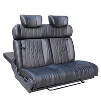 Siège de lit pliable de luxe à 3 positions pour Volkswagen Transporter/Crafter, inclinable à plat, 1,86 m de long
