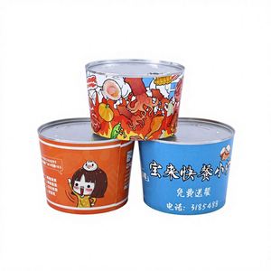 Tazón de Papel de Aluminio de Grado Alimenticio con Tapa Fácil de Abrir, Admite Diseños y Logotipos Personalizados, Apto para Uso en Frío y Caliente - Product Image 2