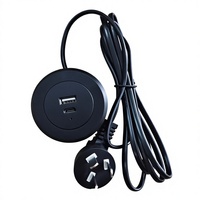 Chargeur USB-A USB-C encastré pour panneau 60 mm, 10W PD 2.0, découpe 42-48 mm, hauteur 45 mm, pour meubles, ordinateurs, écouteurs, montres connectées
