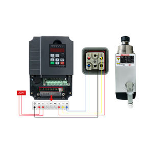 HLTNC มอเตอร์ ER32สปินเดิลความเร็วสูงสำหรับ6KW 7.5KW 4.5kw 4แบริ่งเครื่องผลิตลูกเซรามิกสำหรับเราเตอร์ - Product Image 6