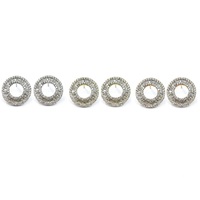 Anting-anting berlian bunga emas putih padat 18K grosir, lucu, berlapis emas, hadiah pernikahan, pertunangan & perhiasan pesta untuk wanita