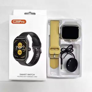 2025 nuovissimo schermo C20 Pro Ultra Smart Watch con doppio pulsante rotante Hiwatch Pro S8 IWO Smartwatch C20 Pro - Product Image 3