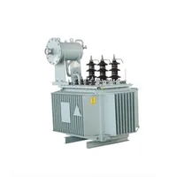 Transformateur compact à faible capacité, triphasé, immergé dans l'huile, de type liquide, pour la distribution d'énergie électrique