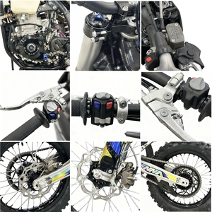 GX-Olaf-NC450 <span class=keywords><strong>Moto</strong></span> tout-terrain adulte 450cc 4 temps monocylindre refroidi par eau, alimentation en carburant PWK38, SOHC 4 soupapes, alliage d'aluminium CNC - Product Image 3