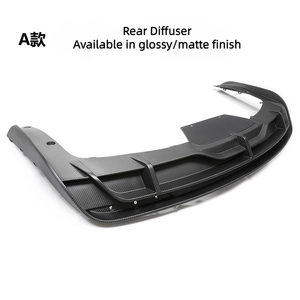 ชุดคาร์บอนไฟเบอร์แบบแห้งสนิทพร้อมกระโปรงด้านหน้าขอบด้านข้างตัวกระจายด้านหลังเหมาะสำหรับเทสลารุ่น S - Product Image 4