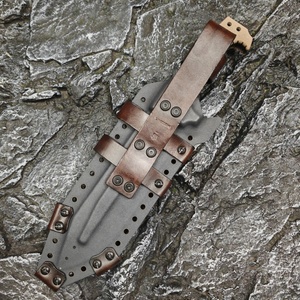 มีด战术 ML M8 ปรับแต่งได้ คุณภาพสูง ผลิตจากเหล็กกล้าไร้สนิม ใบมีดแบบ Fixed Blade พร้อมปลอกมีดยาง G10 สำหรับการต่อสู้ กิจกรรมกลางแจ้ง และงานอุตสาหกรรม - Product Image 4