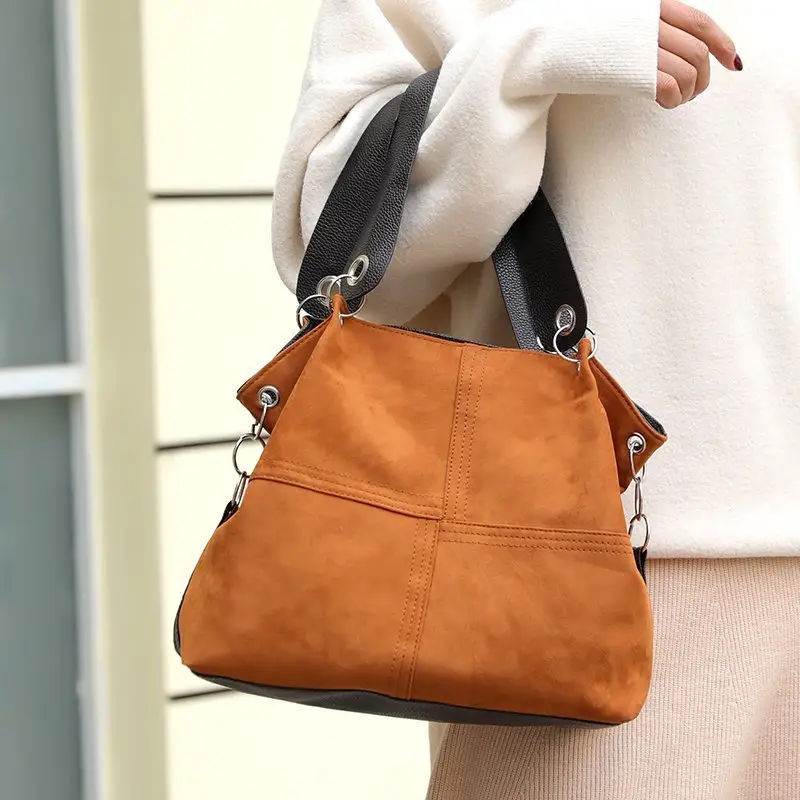 handbag female large totes high quality ladies shoulder messenger top-handle bags soft corduroy vintage tote bag