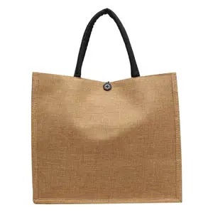 Bán buôn khuyến mãi tùy chỉnh sinh thái thân thiện tái sử dụng với logo bông đóng gói quà tặng mua sắm vải làm vách ngăn đay túi cho phụ nữ