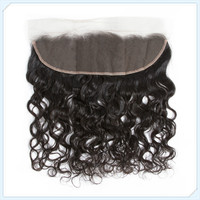 30 32 34 36 pouces de haute qualité vierge brute péruvienne crépus bouclés cheveux humains tisse avec fermeture frontale en dentelle
