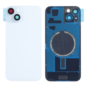 Cache arrière en verre pour 15 Plus avec design à barres, taille OEM 1:1 pour une protection arrière d'origine - Product Image 5