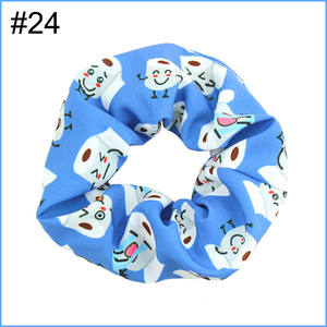 5,5 'NO1-No40 Big inspired hair <span class=keywords><strong>scrunchies</strong></span> Girl bandas elásticas para el cabello Mujeres Impreso Scrunchie mariposa <span class=keywords><strong>unicornio</strong></span> 4 <span class=keywords><strong>de</strong></span> julio - Product Image 5