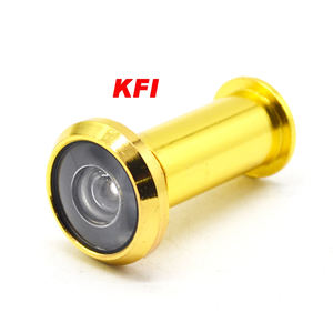 Haute qualité 180 degrés porte visionneuse judas alliage de Zinc et lentille en verre Design moderne pour la maison porte en bois prix usine - Product Image 1