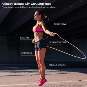 Biểu tượng tùy chỉnh giá rẻ tốc độ tập thể dục phòng tập thể dục tập thể dục Workout PVC nhảy bỏ qua dây có thể điều chỉnh Jump <span class=keywords><strong>Rope</strong></span> - Product Image 2