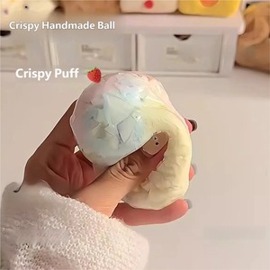Pelota Antiestrés Sensorial Hecha a Mano, Juguete Sensorial de Compresión Lenta, Pelota Crujiente ASMR para Aliviar el Estrés en la Oficina - Product Image 3