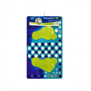 Tappetino da bagno colori misti antiscivolo per protezione pavimento vasca e doccia - Product Image 1