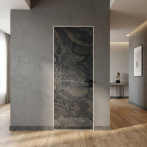 Panneau de revêtement mural en ardoise minimaliste, surface polie, dalle épaisse, durable, application intérieure, léger, imperméable - Product Image 6