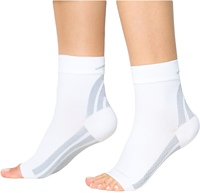 Chaussettes de compression pour fasciite plantaire pour femmes, soutien de la cheville, manchon de compression pour le pied