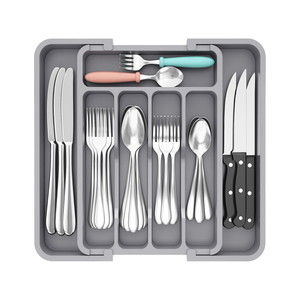 Kitchen <b>Drawer</b> Divider Cutlery Storage Box Household Cabinet Built-in Partition Knife and Fork Chopsticks Rack Kitchen - Product Image 1