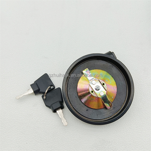 ฝาครอบถังน้ำมันเชื้อเพลิงเหล็กความแข็งแรงสูง 123/05892 พร้อมกุญแจ 2 ดอก สำหรับรถตักล้อยาง 2CX/2CXSL/4CX/3CX อะไหล่รถแบคโฮ - Product Image 2
