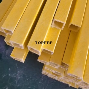 Profilé en fibre de verre pultrudé GRP FRP, tube carré rectangulaire - Product Image 5