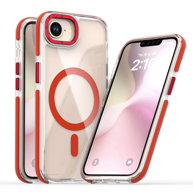 Wholesale  Bumper Phone Case for iphone SE4 Transparent Magnetic Wireless Charging Shockproof Phone Cases for iphone SE4
