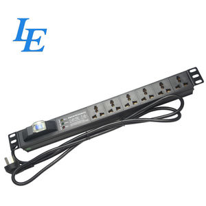 PDU (unité de distribution d'alimentation) universelle pour montage en rack de serveur, type standard 19 pouces, fonction de protection en option - Product Image 4