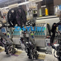 Machine à broder automatique Dahao Mate-A8 neuve, 25 têtes, 9 aiguilles, avec moteur pour double sequin, perles et cordonnage