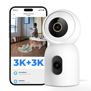 Imilab camera gia đình thông minh Camera kép 3K + 3K HD C30 pin camera wifi trong nhà PTZ thông minh theo dõi con người Camera IP Camera quan sát không dây - Product Image 1