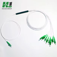 Divisor PLC Mini HJ 1x8 1x16 1x32 SC/APC, Baja Pérdida de Inserción, Amplio Rango de Temperatura, Módulo Compacto, Cierres de Empalme GSM/GPRS