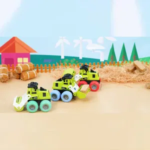 子供のための農業工学車両シリーズダンプトラック摩擦車のおもちゃ。売れ筋漫画ディスプレイボックスユニセックス1:64 JBMおもちゃ