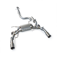 Système d'échappement Cat-back haute performance avec silencieux pour Suzuki Swift 1.4T ZC33S 2017-2026 en acier inoxydable avec valve pour un son de course amélioré