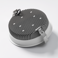 Best-seller Plafonnier moderne au design simple Aluminium + PC IP44 Encastré 20W LED down light