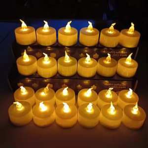 White LED Candles Flameless <strong>Tea</strong> <strong>Lights</strong> Votive <strong>Tea</strong> <strong>Lights</strong> Heart Shape <strong>Christmas</strong> Wedding Table Decor Hot LED Candles Led Candles - Product Image 1