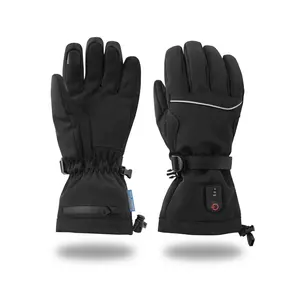 Şarj edilebilir özel tasarlanmış kar spor ısıtmalı kayak eldivenleri