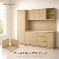 Panneau PVC effet bois pour meubles et décoration intérieure
