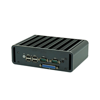 I3 I5 I7 Fanless Mini-PC Dual Lans 6 USB Micro Box PC Intel 6th 7th Gen Two Display Two COM Precio barato Industrial Mini PC
