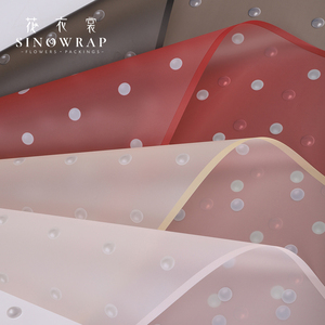 Papier pour <span class=keywords><strong>fleuriste</strong></span> SINOWRAP, papier pour fleurs imperméable, couleur classique, ligne de perles et de cadre, fournisseur de fleurs - Product Image 5