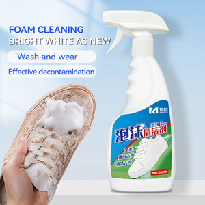 Nettoyeur de chaussures en gros, <span class=keywords><strong>nettoyant</strong></span> de mousse de chaussure blanche de chaussure de Gole de Sneaker, personnalisation de soutien d'OEM/ODM - Product Image 2