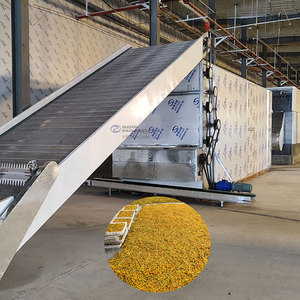 Machine de séchage automatique à bande transporteuse en maille pour légumes, machine de traitement des lys séchés, machine de séchage à bande transporteuse en maille pour lys - Product Image 1