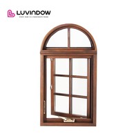 Ventanas Abatibles de Madera Revestida de Aluminio Templado con Aislamiento Térmico Superior y Operación Manual sin Esfuerzo para Baños de Lujo