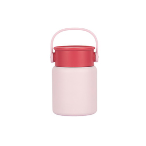 Stainless Steel <b>Insulated</b> Food Jar With Handle 500Ml For School Office Travel <b>Lunch</b> <b>Box</b> - Product Image 1