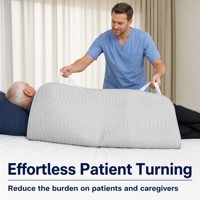 AOSEN Almohadilla de Posicionamiento Lavable con Asas, Absorbente, Impermeable de 4 Capas, para Incontinencia en Ancianos y Personas Postradas en Cama