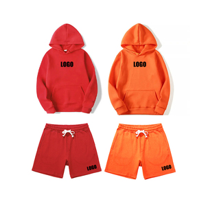 High Quality French Terry Custom <strong>Men's</strong> Screen Print <strong>Hoodie</strong> <strong>and</strong> Sweat <strong>Shorts</strong> Tracksuit <strong>Set</strong> <strong>Men's</strong> Sweatsuit <strong>Shorts</strong> - Product Image 3