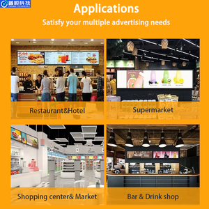 Pushunled siêu thị p1.8 kỹ thuật số biển <span class=keywords><strong>LED</strong></span> hiển thị đầy màu sắc năng lượng thông minh Kệ với pin điện cho bar và taxi - Product Image 4