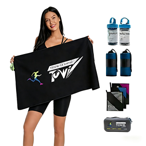 Professional Soft Custom Logo Printing Cotton <b>Terry</b> <b>Towel</b> Fast Cooling Hiking Sports Lightweight Gym <b>Towels</b> - Product Image 1